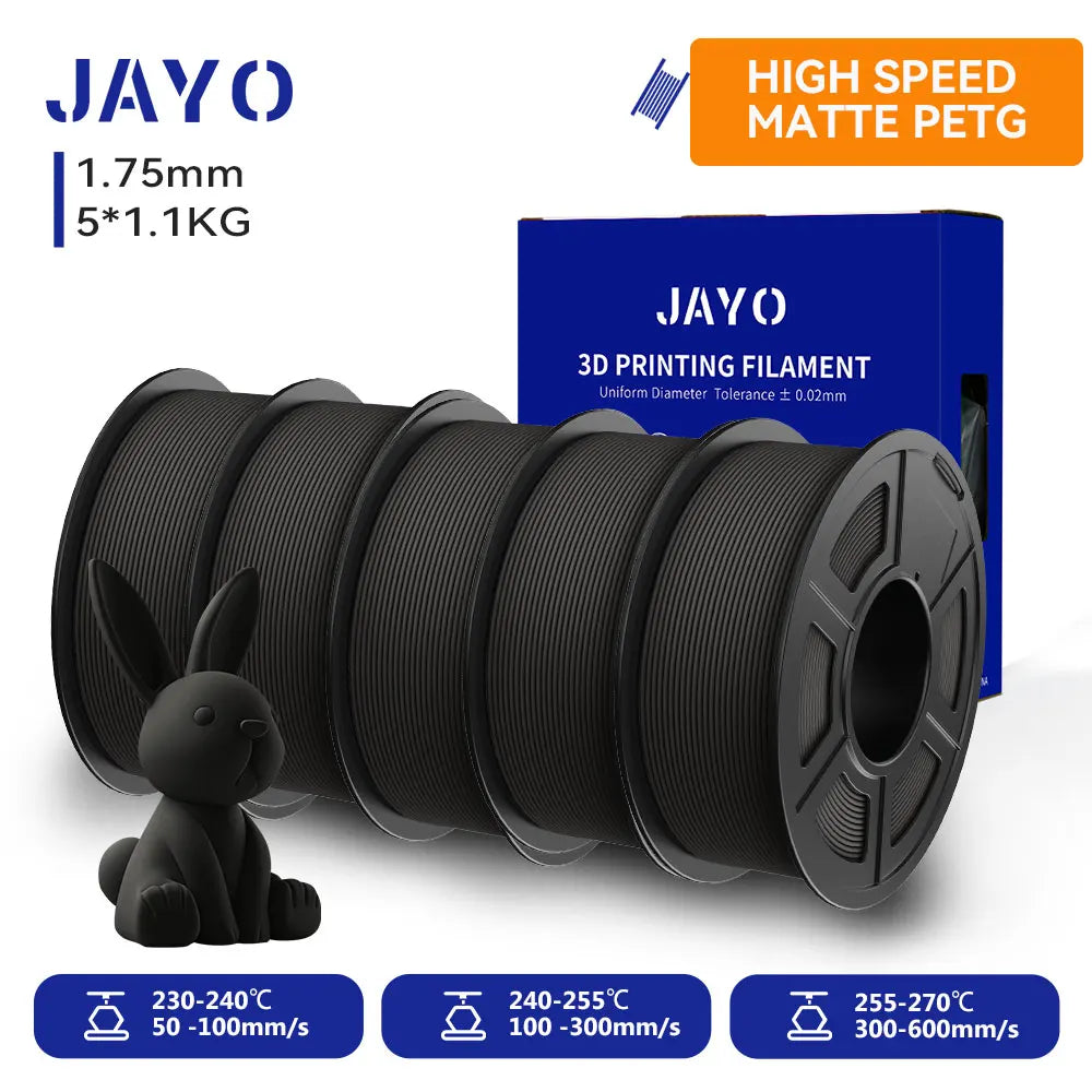High Speed PETG Filament 1.75mm Matte 3D Printing Material