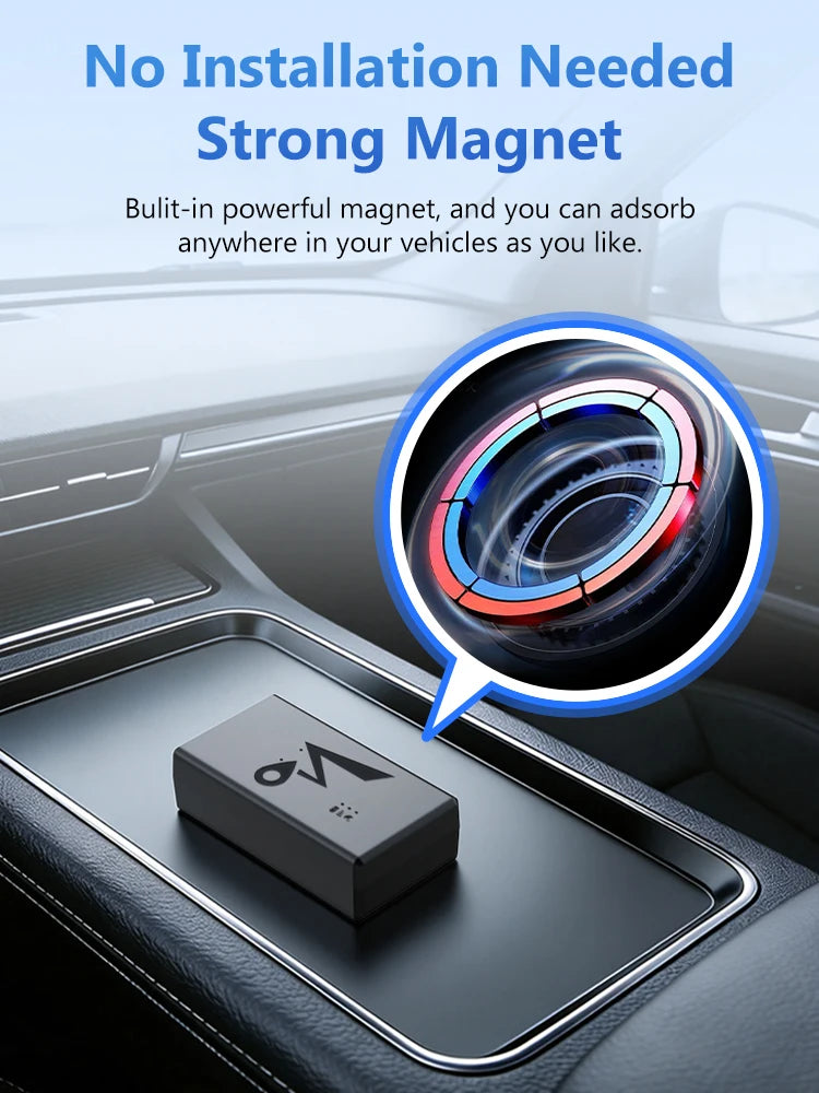 Strong Magnet 4G Car GPS Tracker Vehicle Locator Vibration Alarm Long Standby 20000/10000mAH Battery with Free APP