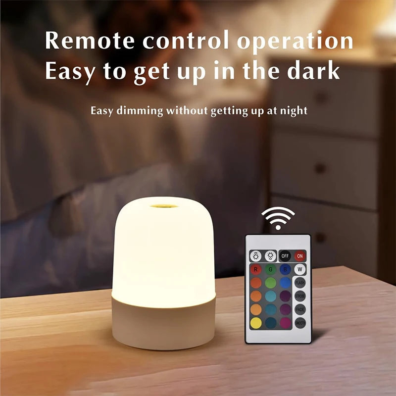 Rechargeable 16-Colour Touch Night Light