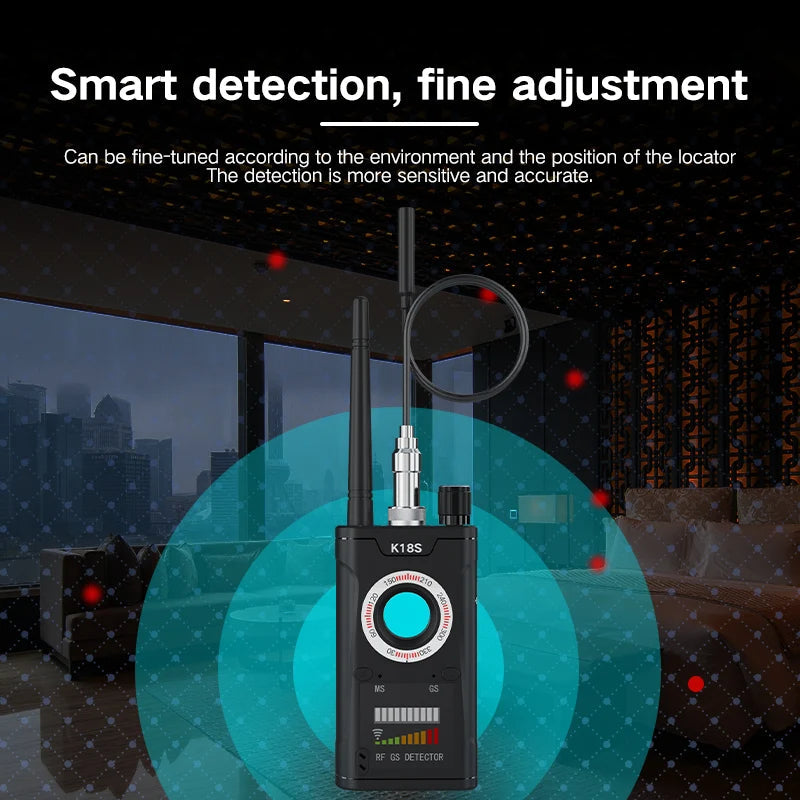 Hidden Camera Detector Anti Spy Gadget Professional Hunter Wireless Signal Car GPS Infrared Search Wiretapping Bug Mini Devices 