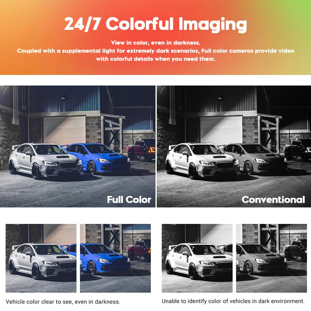 Hikvision Original 4K 8MP IP Camera DS-2CD1383G2-LIUF AcuSense Smart Hybrid Light Built-in MIC Slot Security Network Camera IP67 