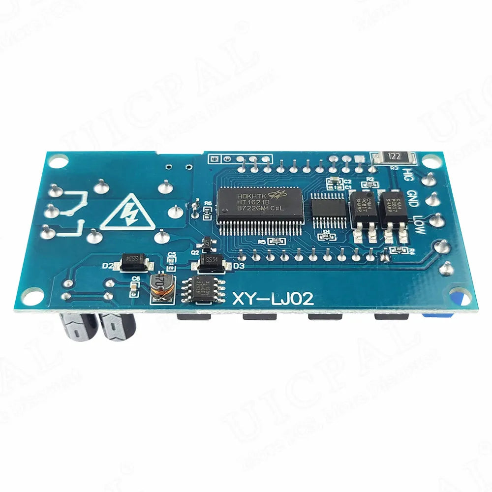 Enokanalni časovni relejni modul XY-LJ02 z zaslonom