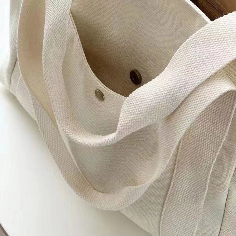 Everyday Zipped Tote Bag, Black or White