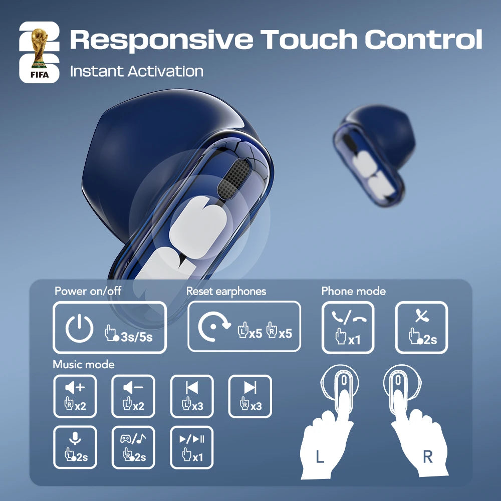 TWS Wireless Earbuds with AI Translator and Power Bank