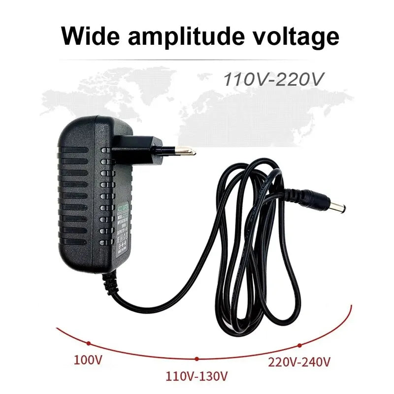 Power Adapter AC 100-240V Input DC Output Supply Charger EU/US 12V Universal Adapter Converter Plug for Camera DVR LED Robot LED 