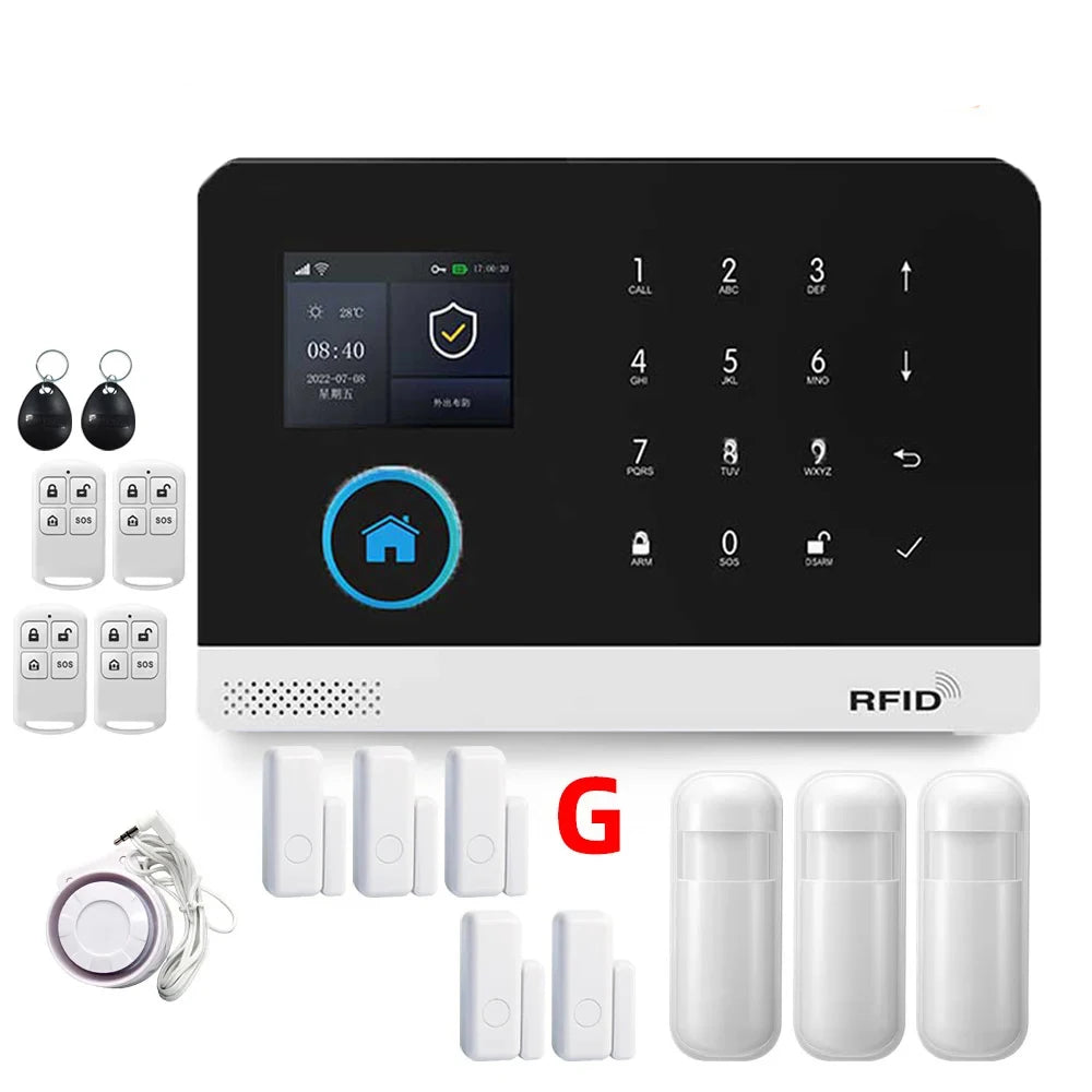 PG-103 Wi-Fi/GSM Home Alarm System - Kit Options