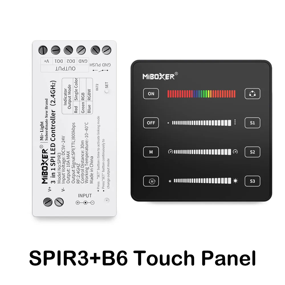 SPI Pixel LED Controller - SPIR3, B6 and C6 Options