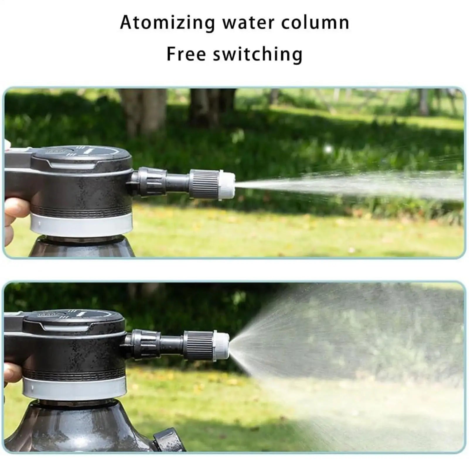 Electric Spray Bottle 3L Cordless Detailing Device Automatic Plant Mister with Adjustable Nozzles for Home Garden Plant Watering