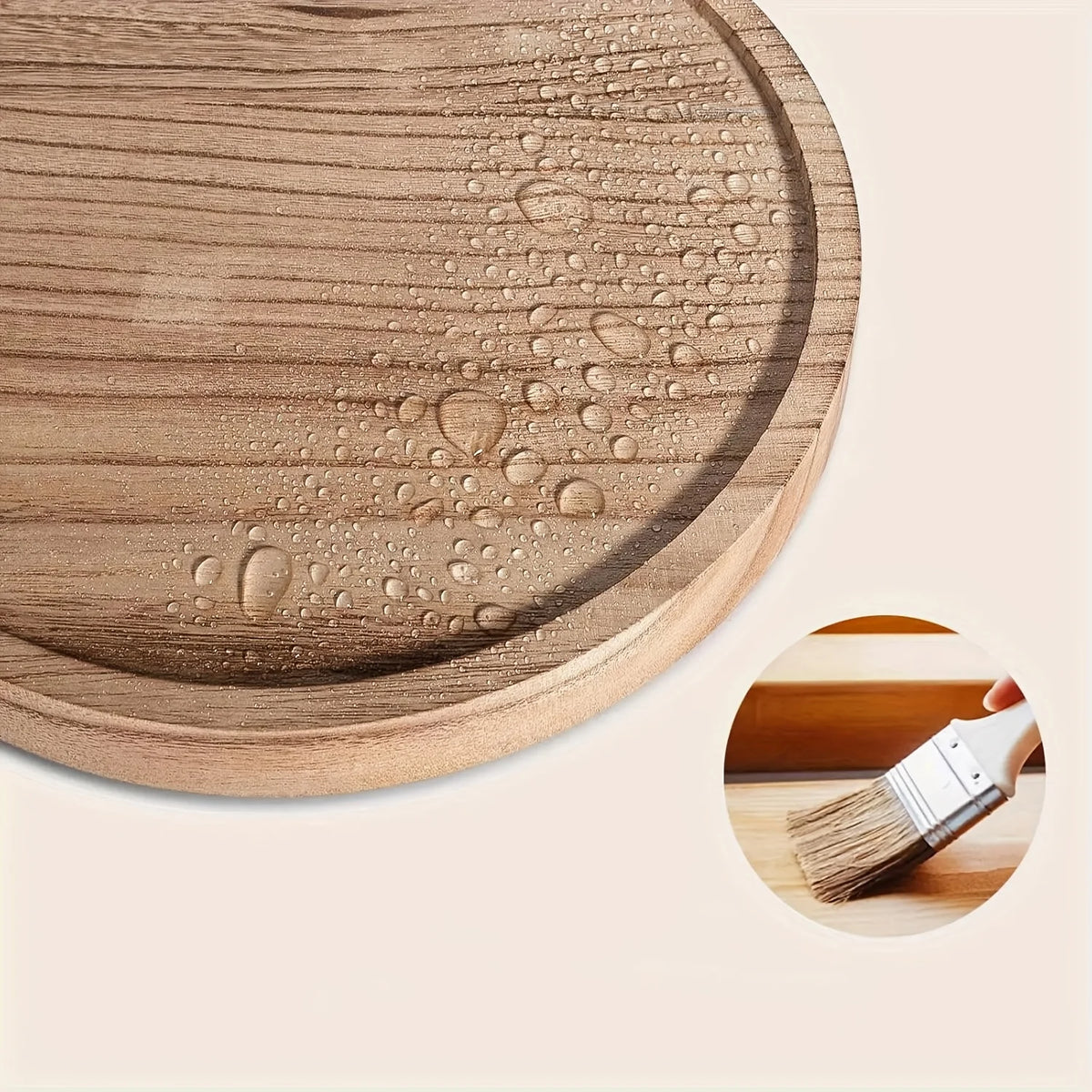 Wooden Countertop Storage and Display Tray
