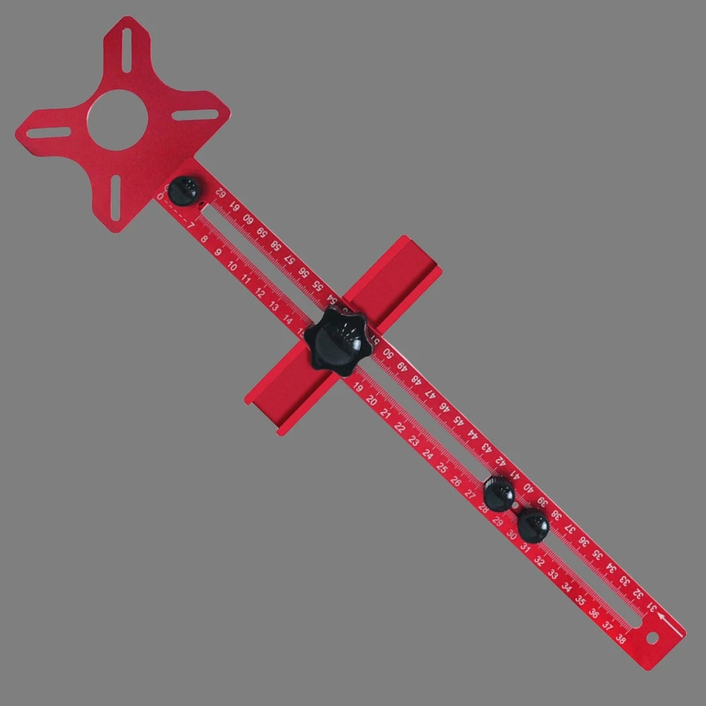 3 in 1 Router Milling Groove Bracket Woodworking Cutting and Milling Circular Auxiliary Tool Aluminum Router Circle Cutting Jig 