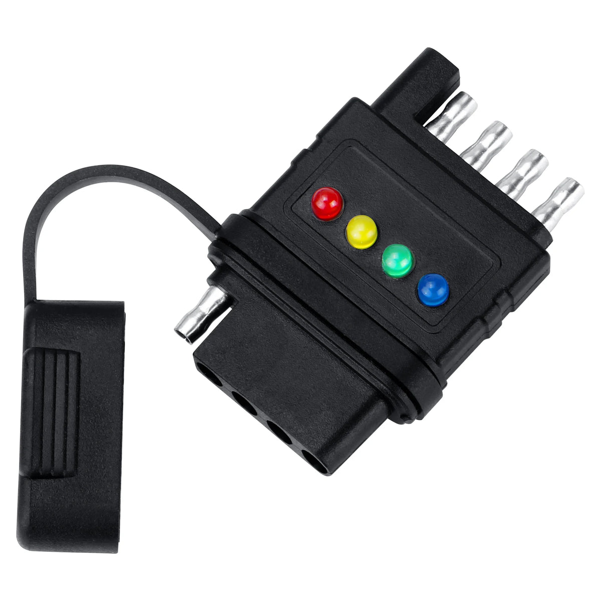 Testador LED para ficha plana de reboque de 4 ou 5 pinos