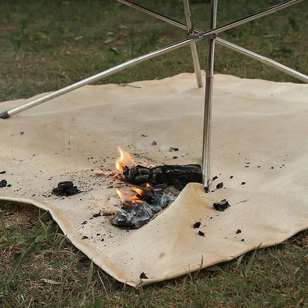 High Temperature Fire Blanket for Camping, Picnics and Barbecues