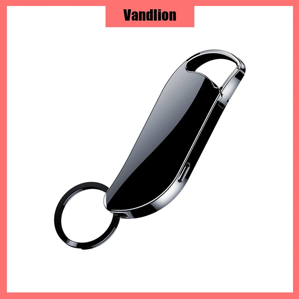 Vandlion V11 Black Mini Dictaphone HiFi Recording MP3 Music Player Rechargeable Voice Activated Recorder for Meeting Lectures 