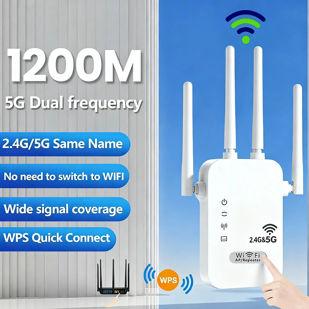 Wi-Fi Range Extender - 300M and 1200M Options