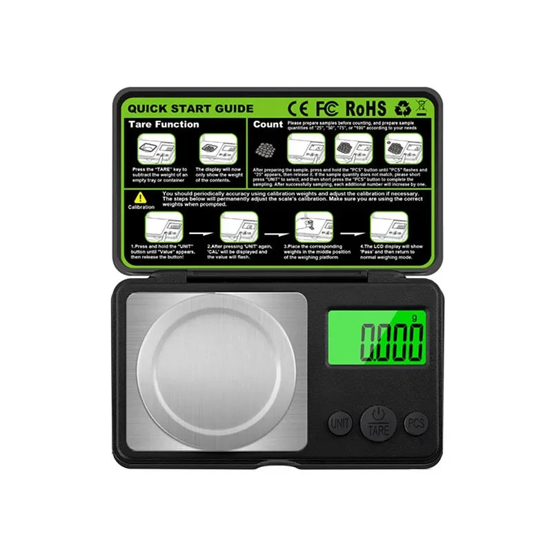 Pocket Digital Jewellery Scale - Capacity Options