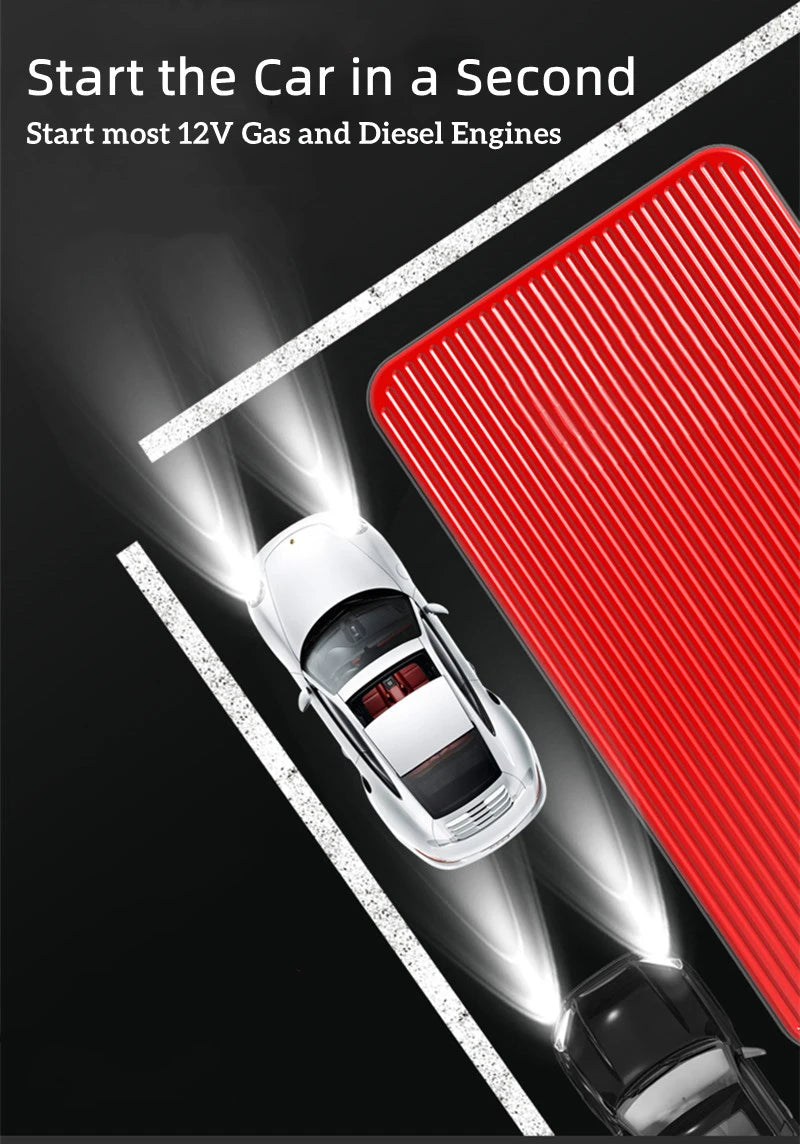 GKFLY Portable Car Battery Jump Starter 8000mAh