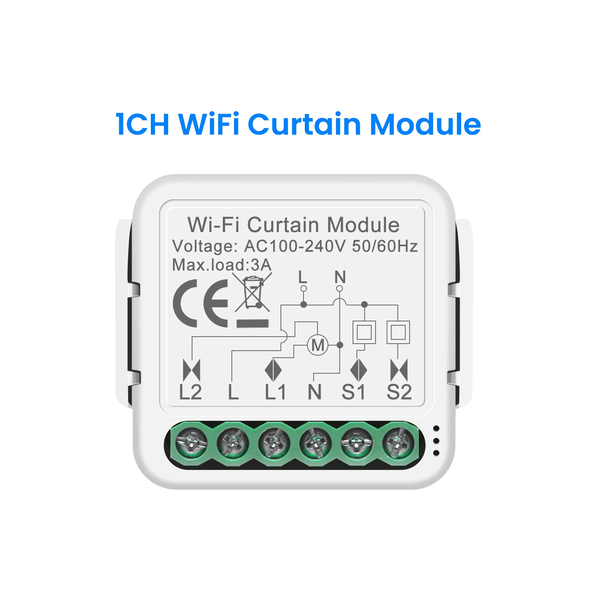GIRIER Tuya Smart ZigBee/Wi-Fi RF433 Curtain Switch Module for Electric Roller Shutter Blind Motor 1/2CH Works Alexa Hey Google 