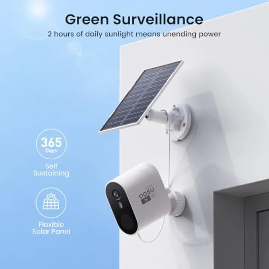 Wireless 4-Camera 2K QHD Outdoor Security Camera Kit