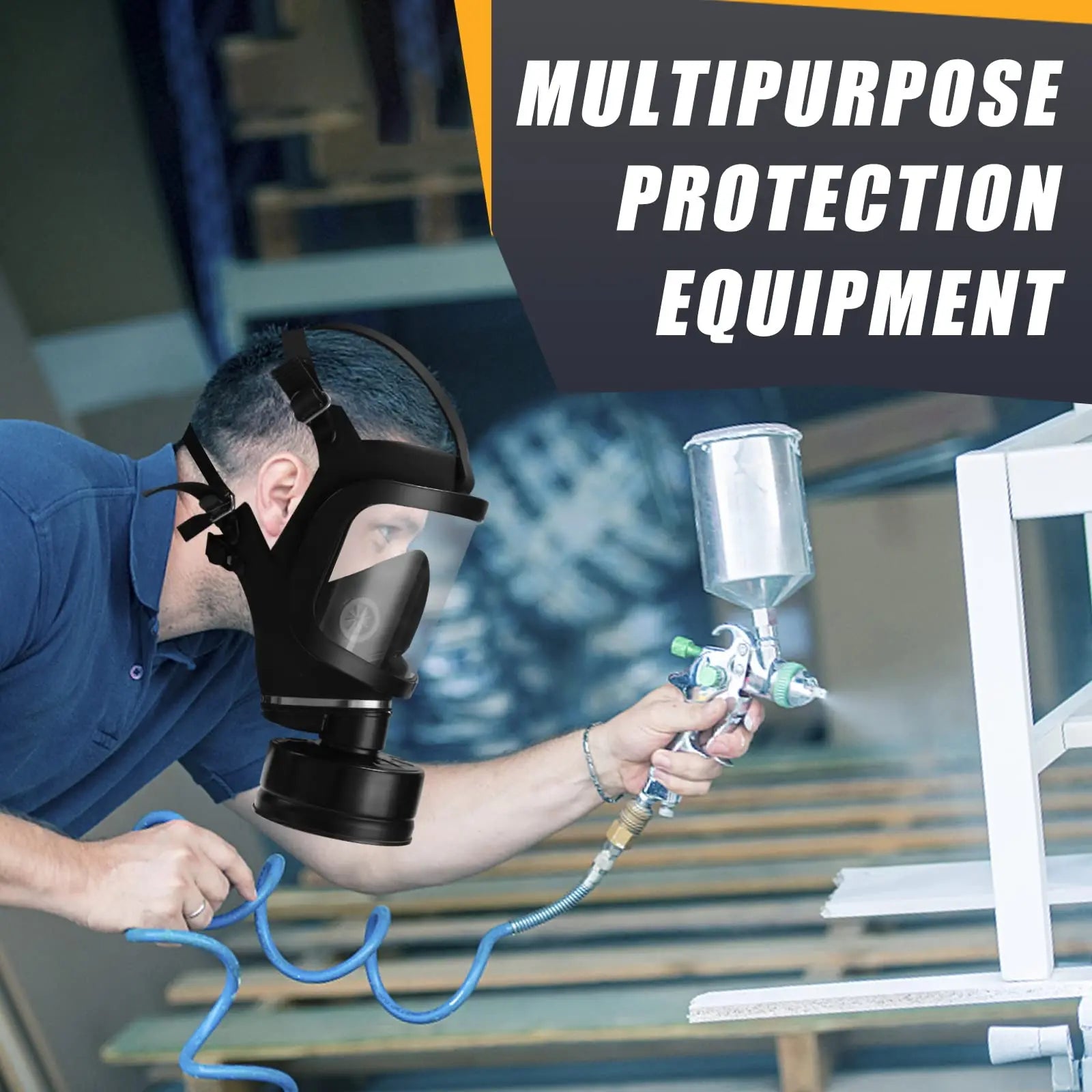 MF14 Full Face Respirator with Activated Carbon Filter
