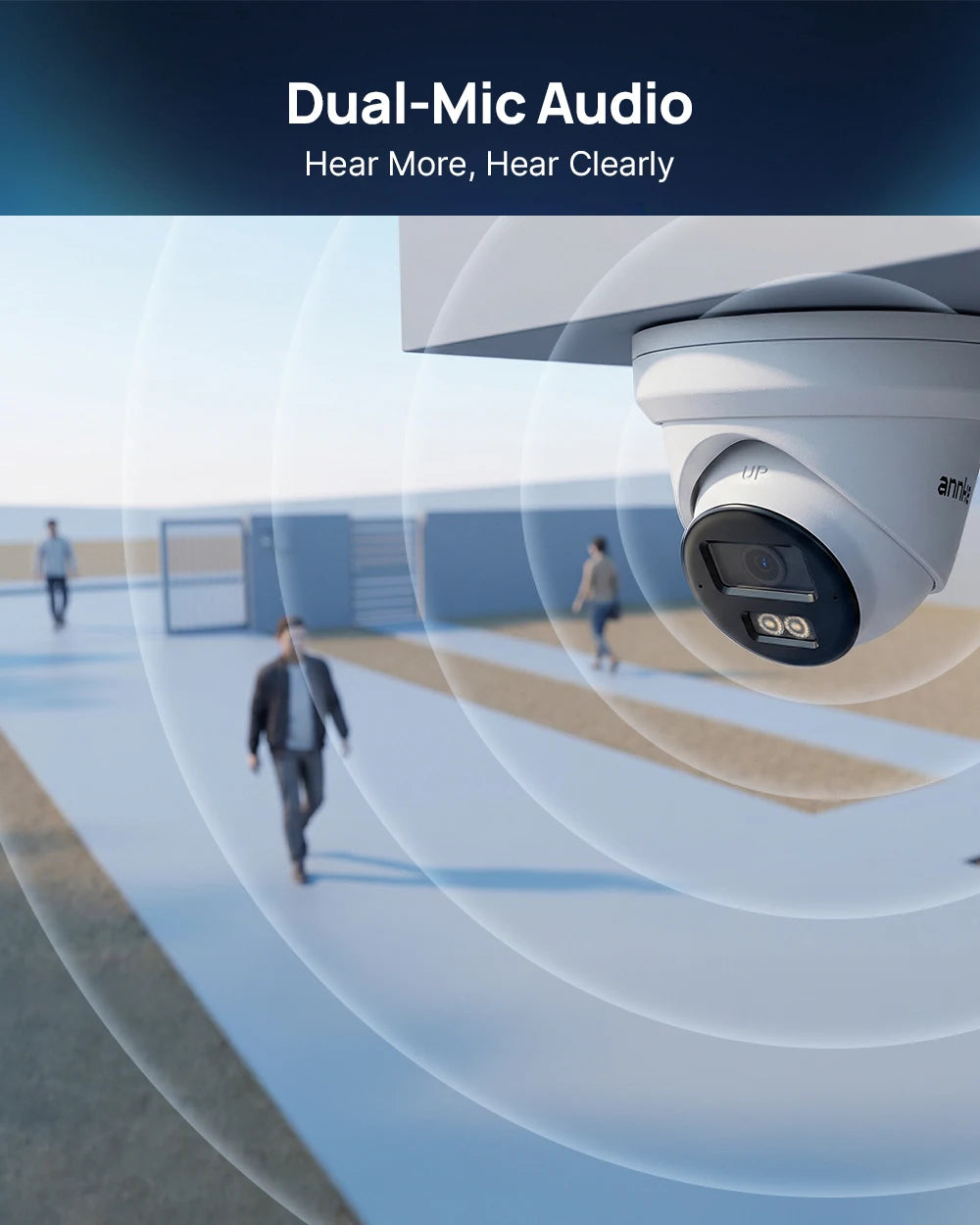ANNKE 8MP AI PoE NVR Kit with 4 Outdoor Cameras, 8CH 4K