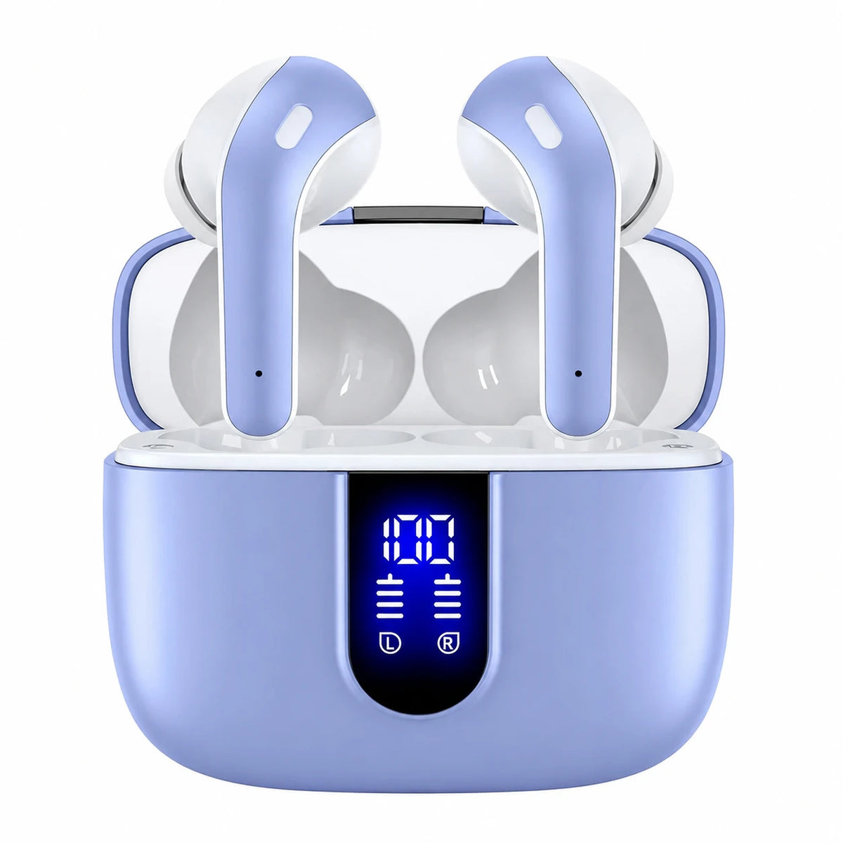 Wireless earbuds and charging case