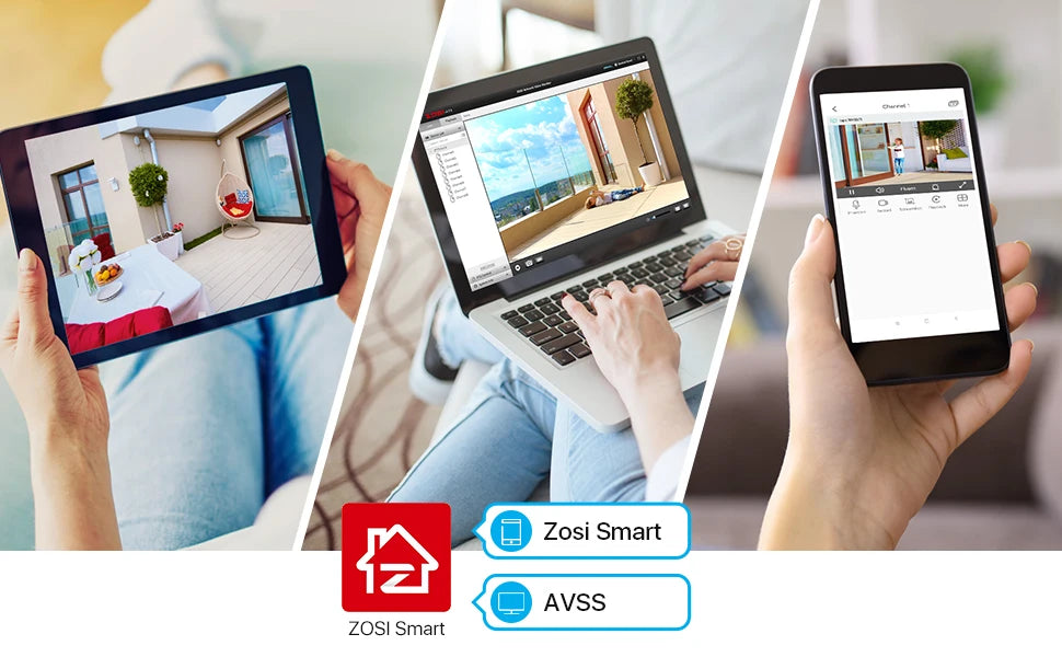 ZOSI 8CH 4K PoE Security Camera System with AI Detection