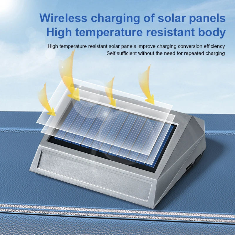 1 pieza, Purificador solar, Operación automática, Purificador de aire con sensor de vibración, Puede mejorar significativamente el aire dentro del coche I