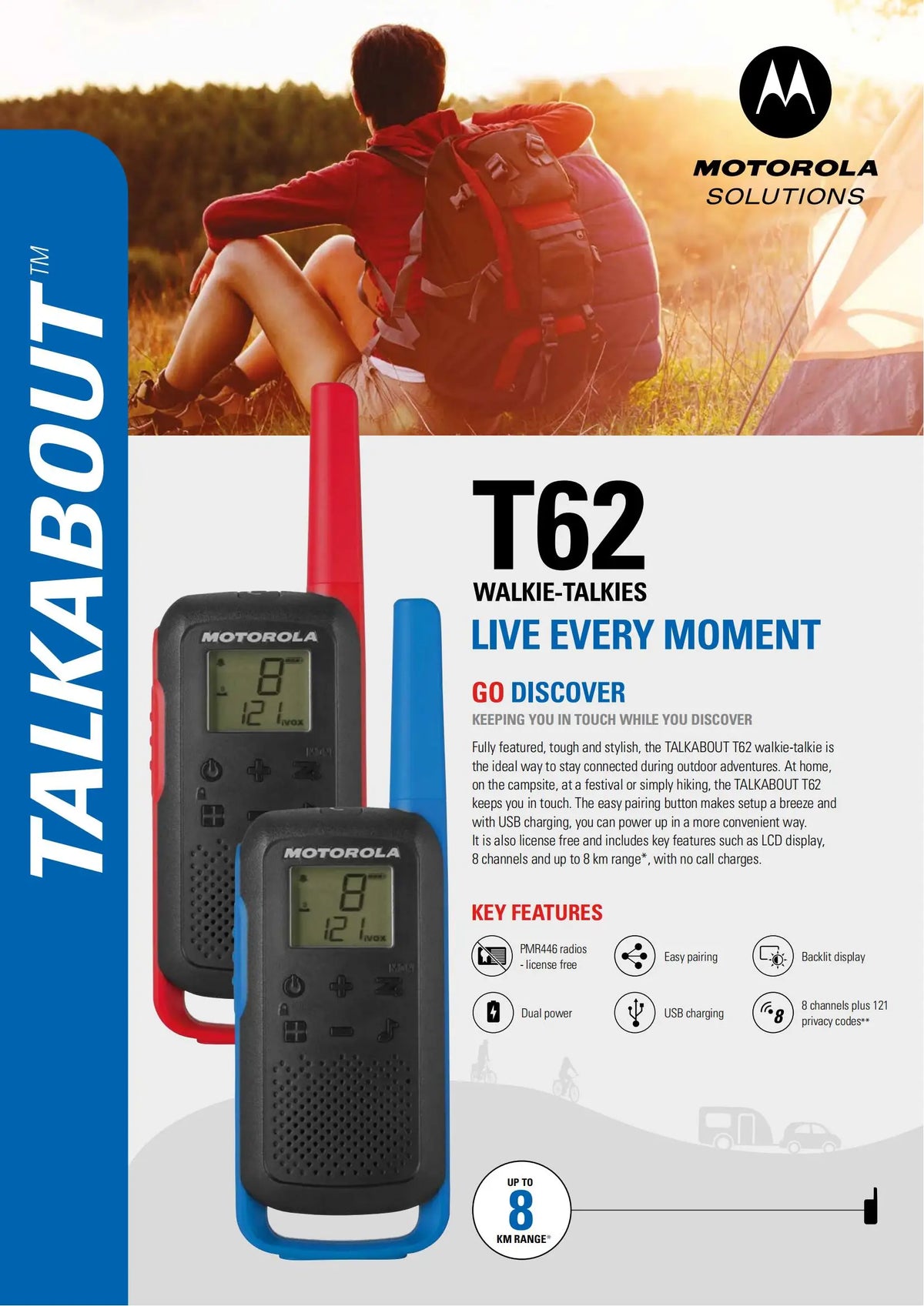T62 toveisradioer i par