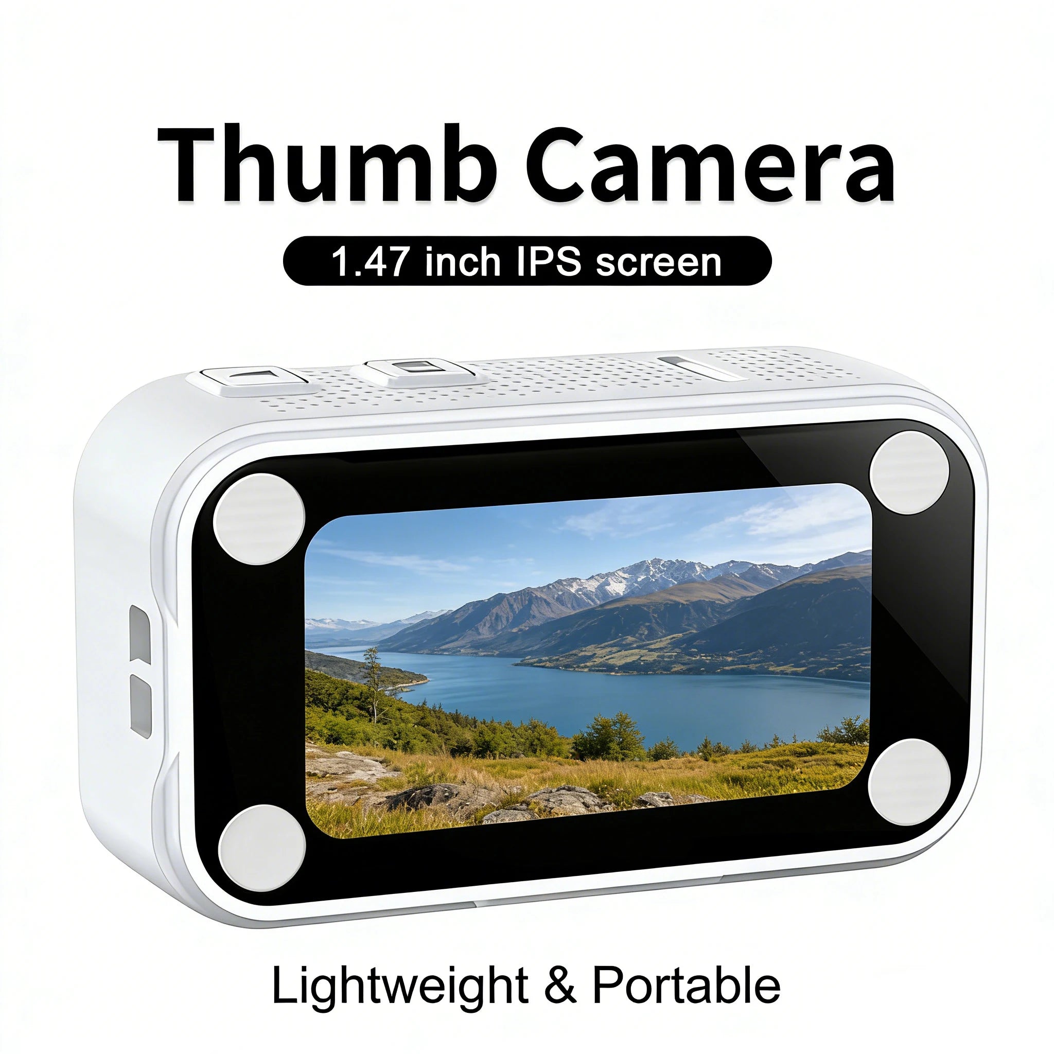 Mini 1080P HD Thumb Action Camera with MicroSD Support
