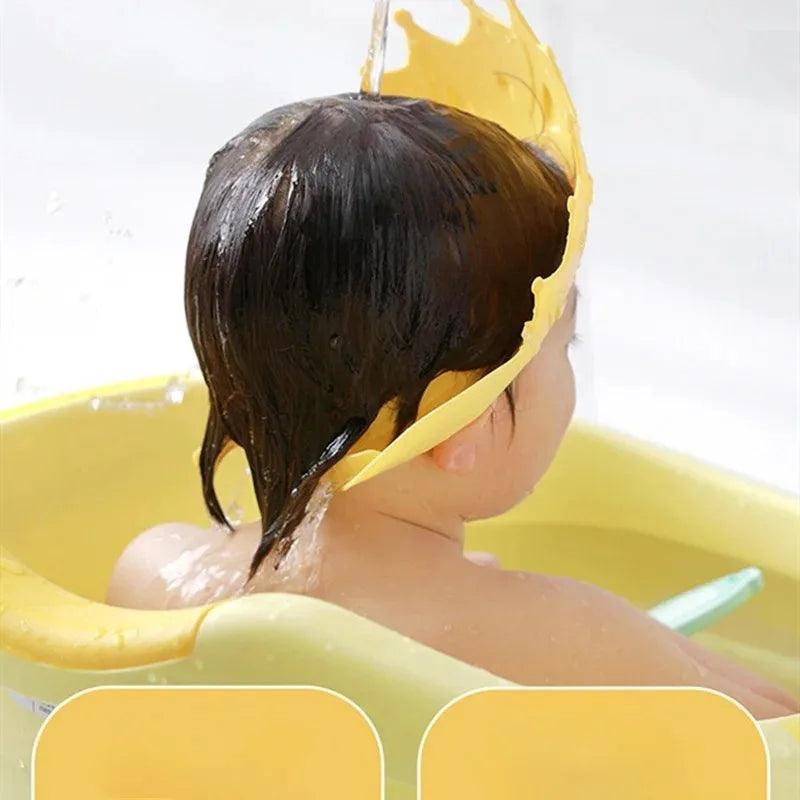 Silicone Shampoo Hat for Baby Eye and Ear Protection