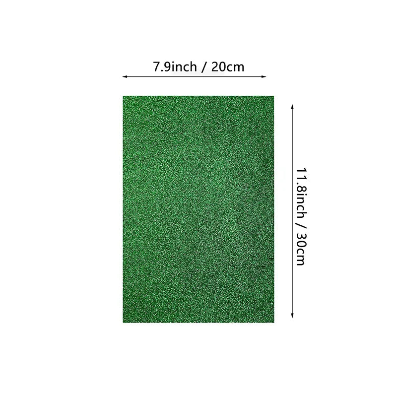 أوراق Felt فنية لامعة — قطعتان، 20 × 30 سم