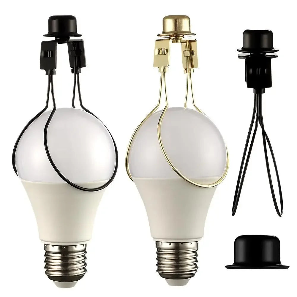 Bulb-Clip Lampshade Adapter, Selected Metal Finish