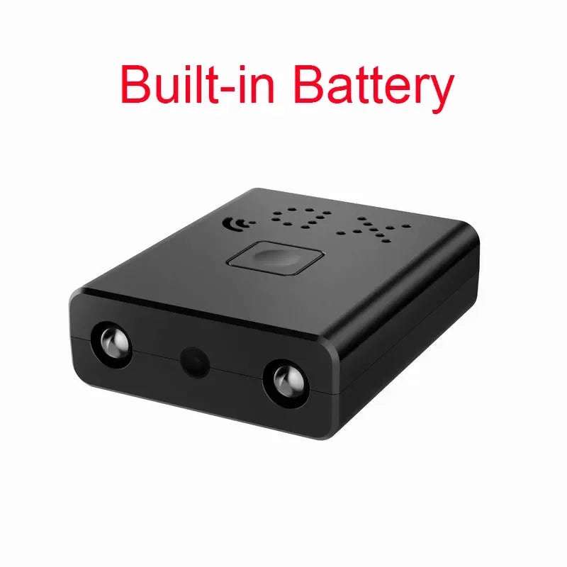 Mini caméra IP HD 1080P ultra compacte, WiFi portable, caméra vidéo, vision nocturne IR, anti-vol, sécurité domestique, enregistreur DVR, détection de mouvement