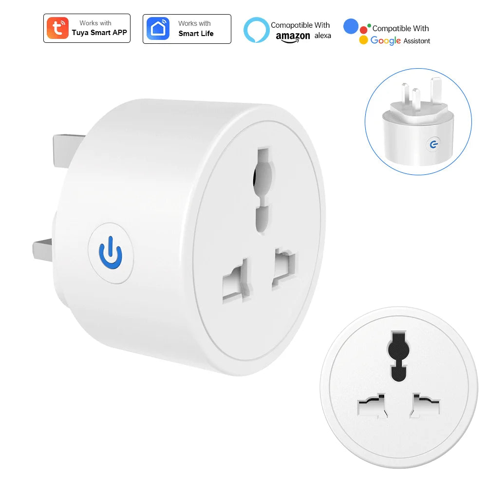 Tuya Wi-Fi Smart Plug Adapter - Regional Options