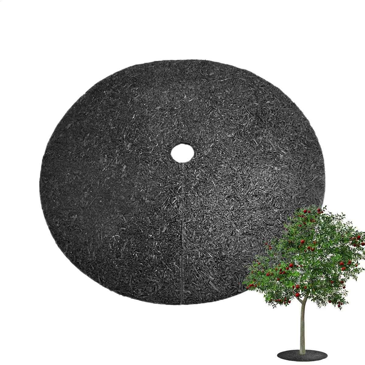 Non-woven boomstrokenmulchring — maatopties