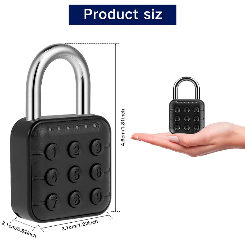Waterproof Password Combination Padlock