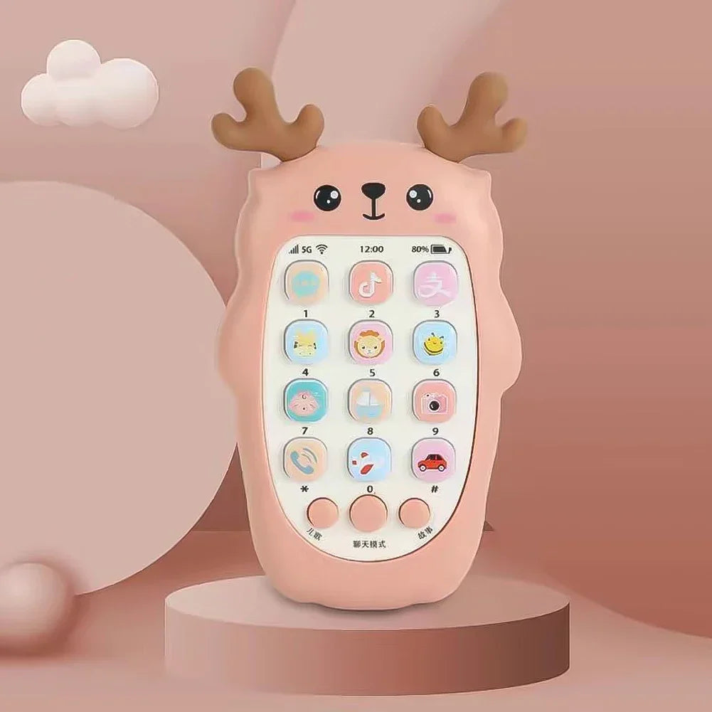 Animal-Design Toy Phone with Sounds, Ages 3+