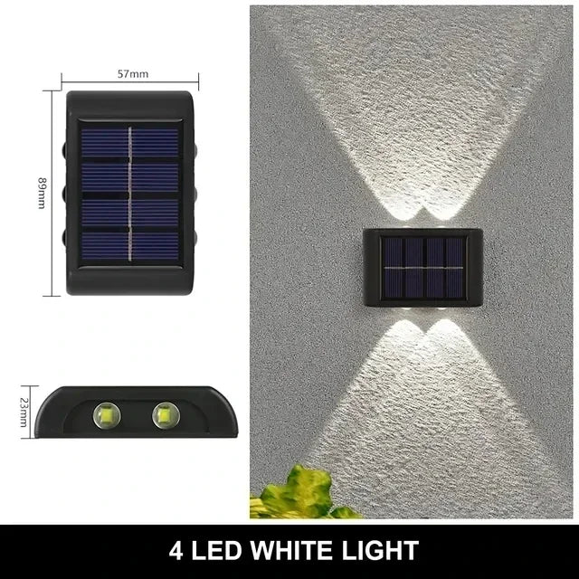 Solar Up-and-Down Wall Light - LED Options