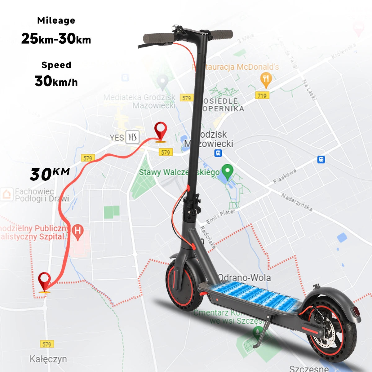 N7PRO 350W Adult Electric Scooter 36V 10.4Ah Escooter Kick Scooter Support APP Lightweight Long Range 30km Scooter EU Warehouse 
