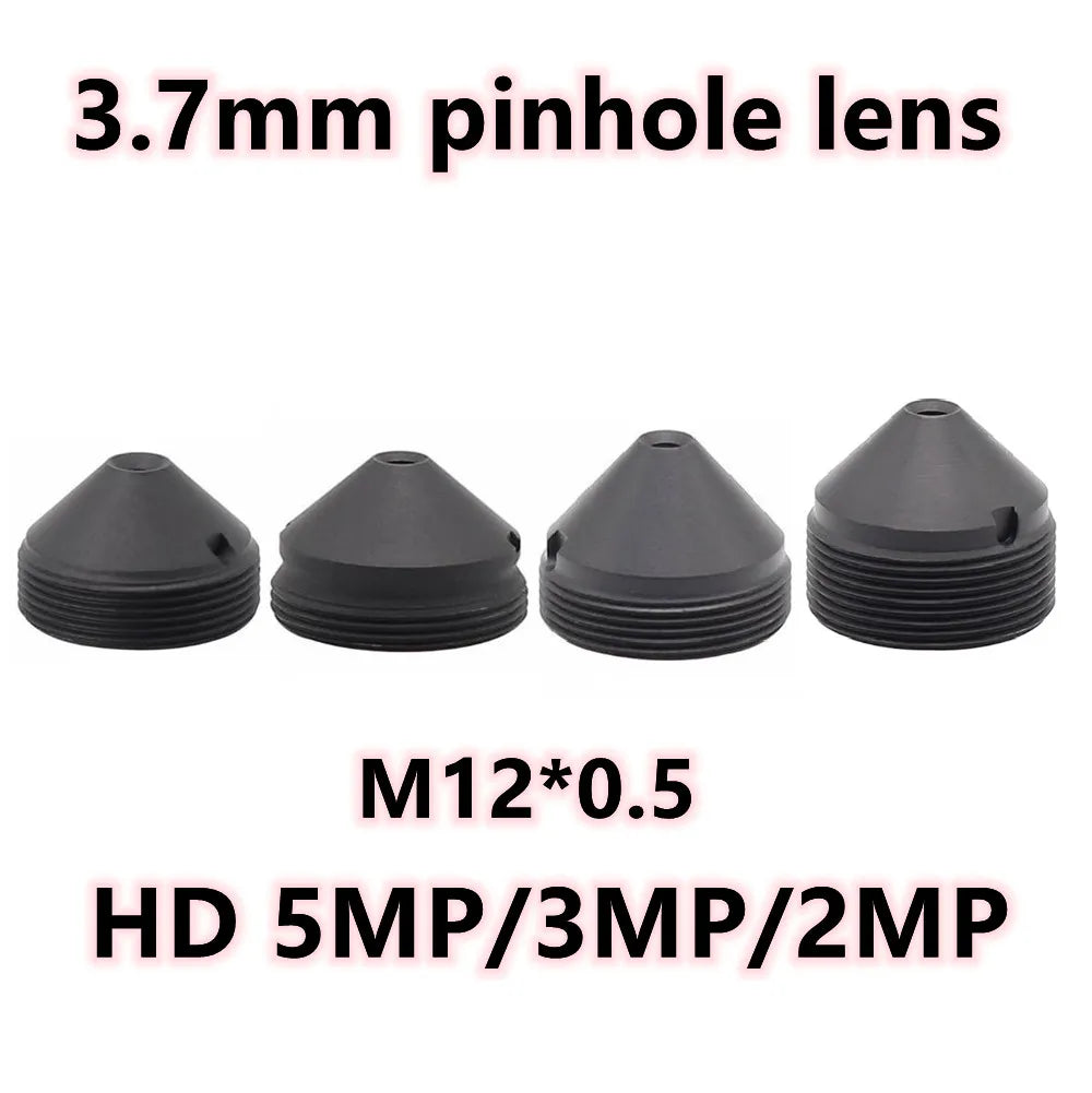 HD 5MP CCTV Pinhole Lens 3.7mm M12 Mount 90 Degree