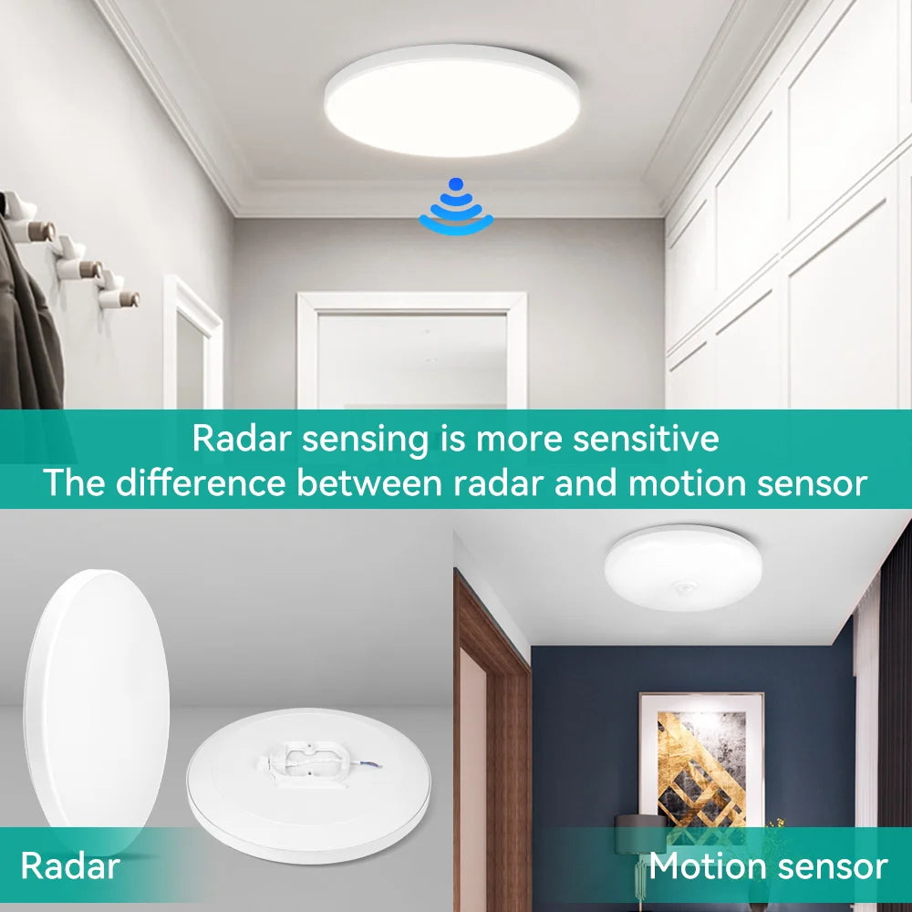 Motion-Sensor LED Ceiling Light