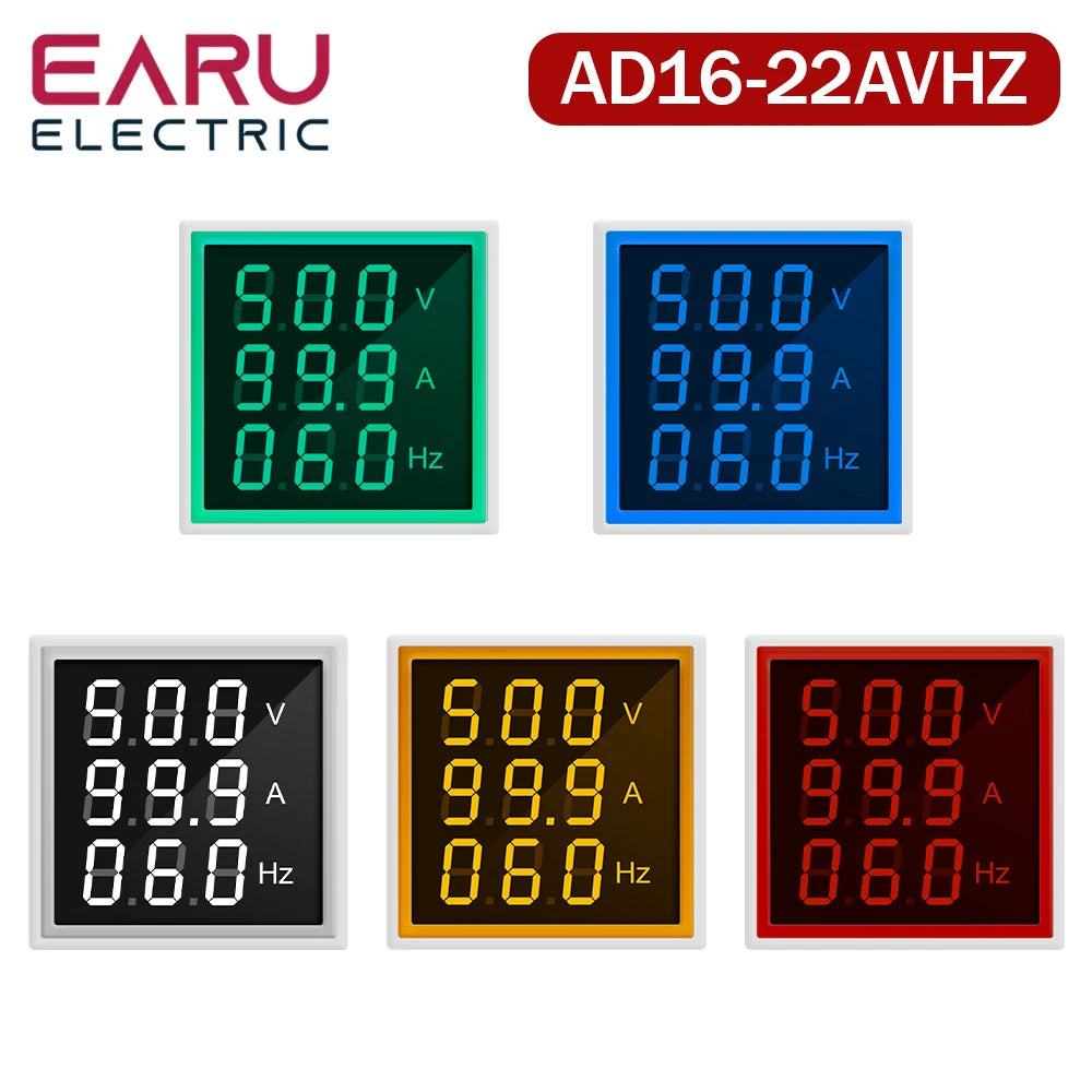 22 mm Panel Voltage and Current Meter