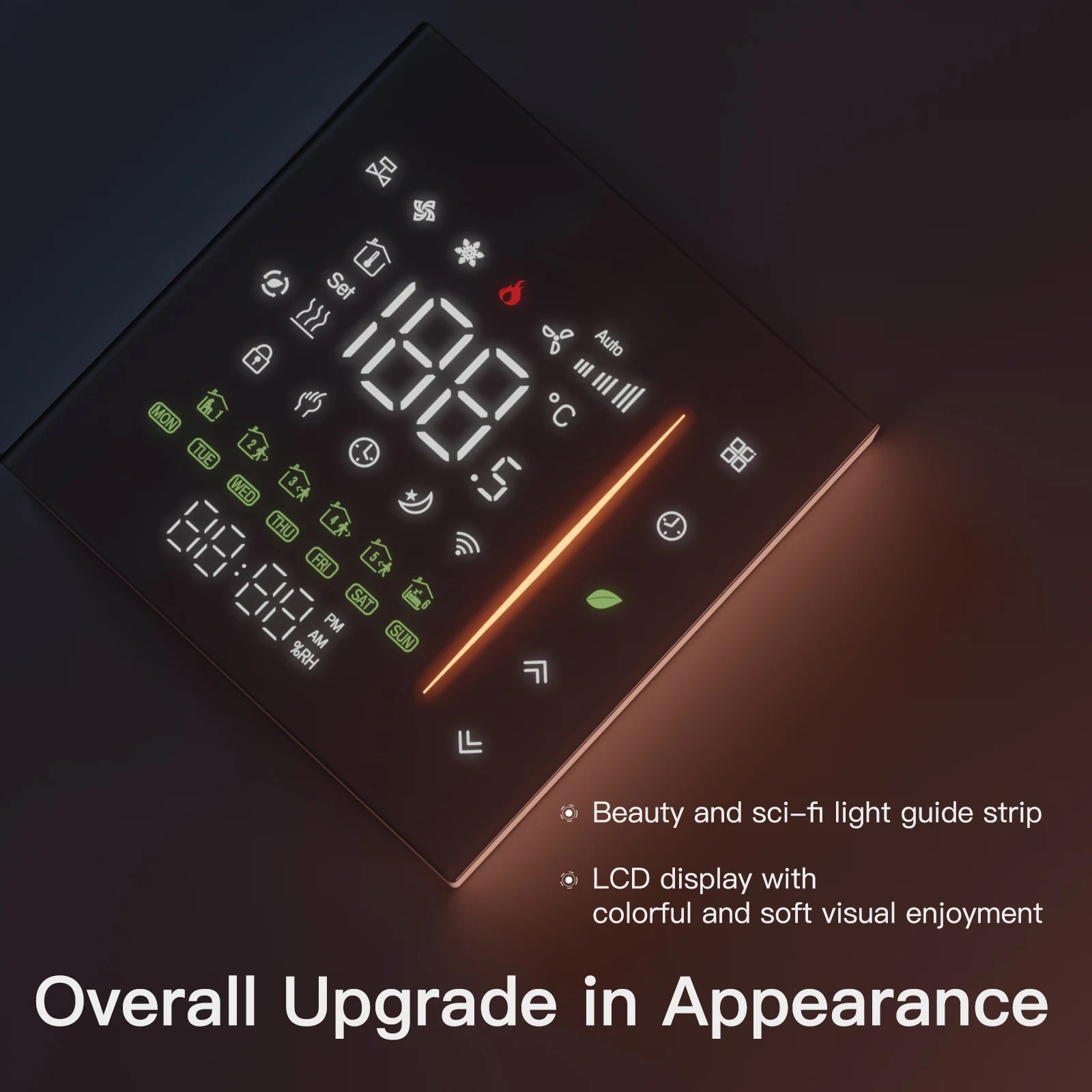 MOES Zigbee Thermostat Room Temperature Controller of Water/Electric Floor Heating Gas Boiler Humidity Tuya Work with Alex 5A16A 