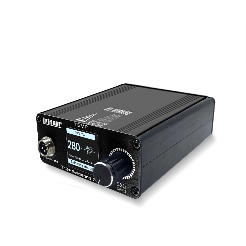 T12 75W Digital Soldering Iron StationTips Welding Rework Station  temperature adjustable control  microcontroller 