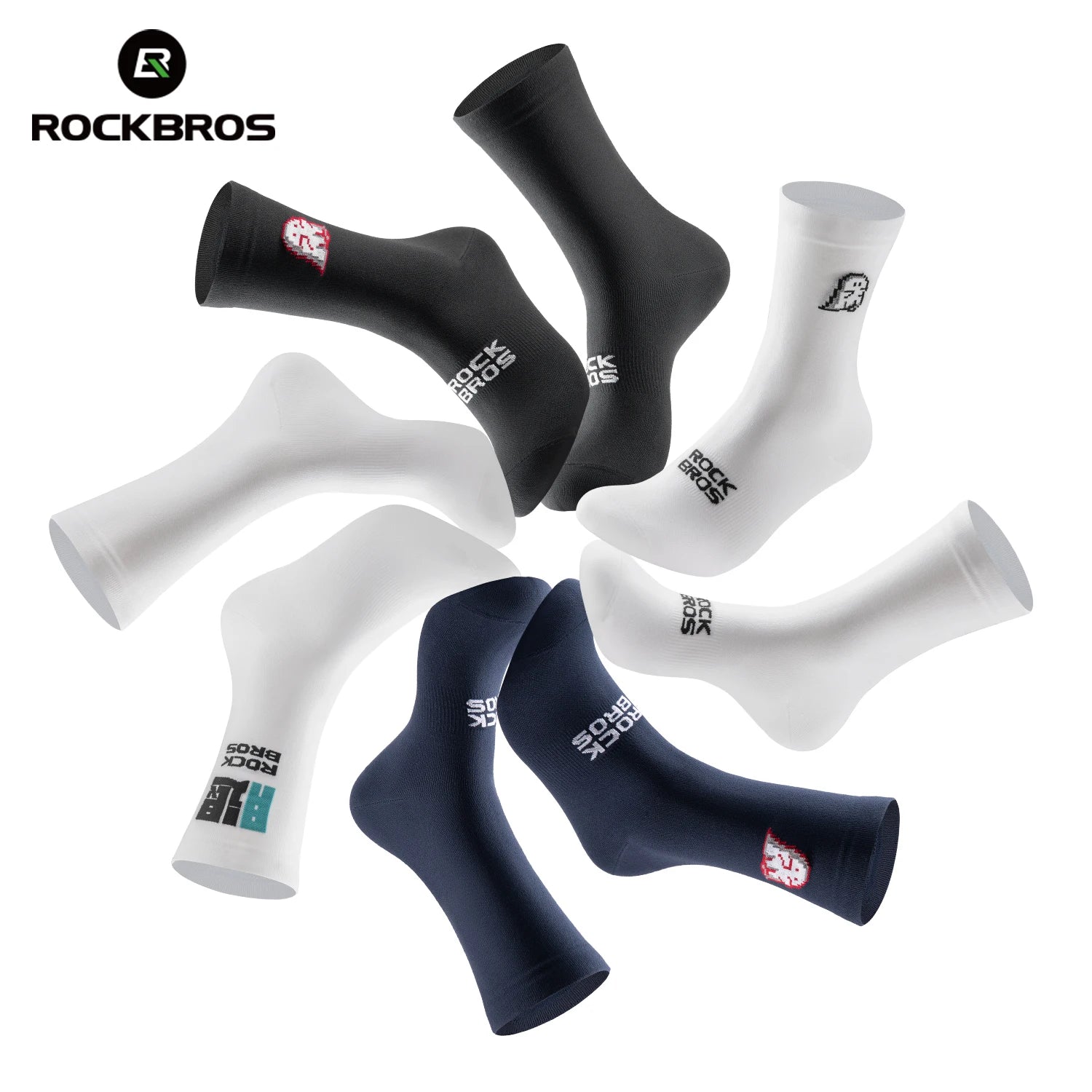 Cycling Socks Nylon Elastane Moisture-Absorbing Sport Socks