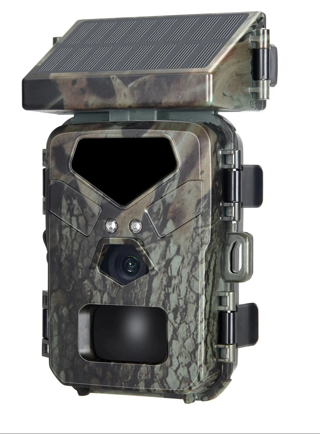 Mini Solar Trail Camera, 20MP 1080P Night Vision IP65 Waterproof, 0.5s Trigger Deer Scouting Wildlife Monitoring Outdoor - Spy-shop.com