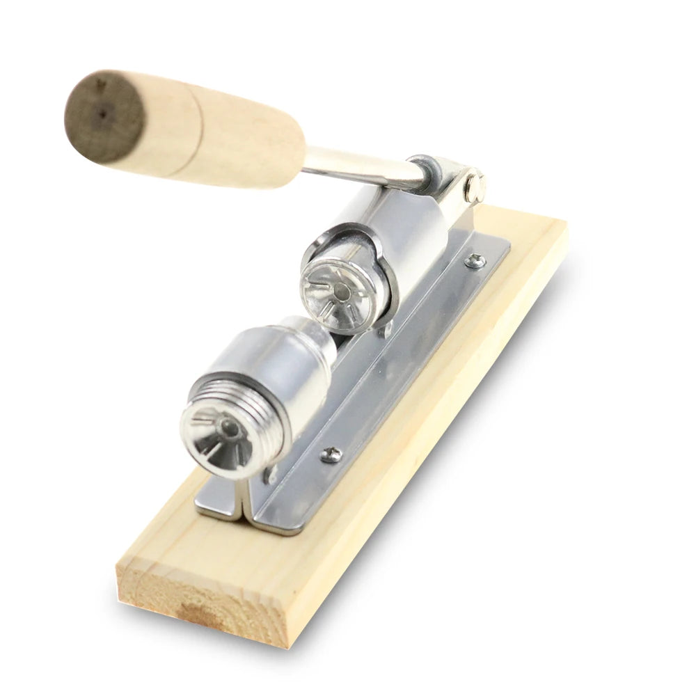 Manual Lever Nutcracker with Wooden Base