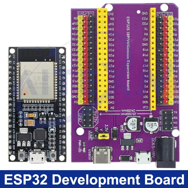 ESP32-WROOM-32-ontwikkelbord met CP2102