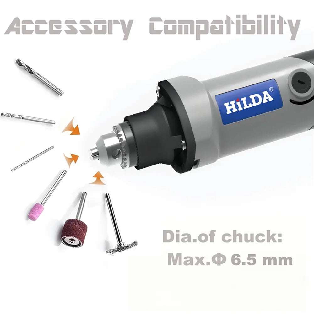 400W Rotary Tool with 6-Speed Variable Control