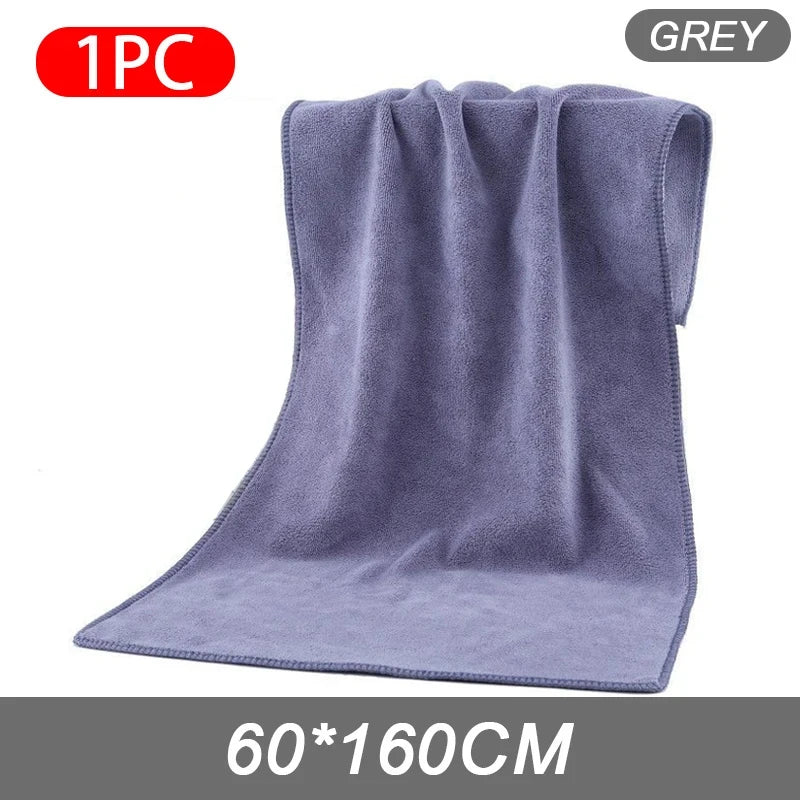 Serviette de lavage de voiture en microfibre 160×60 cm Chiffon de séchage double face